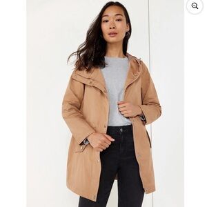 Time and Tru Women's Lightweight Anorak Jacket with Hood Sizes S